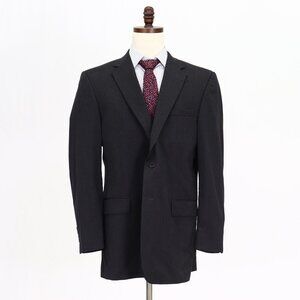 Jos. A. Bank 43L Gray Solid 2-Button Sport Coat Blazer Jacket V705